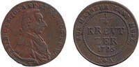 Altdeutschland 1/4 Kreuzer Mainz Erzbistum 1/4 Kreuzer 1795 ss -