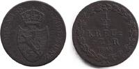 Altdeutschland 1/4 Kreuzer Nassau 1/4 Kreuzer 1808 s-ss selten -