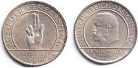 Weimarer Republik 3 Mark DEUTSCHES REICH 3 Reichsmark (Schwurhand) 1929 F (J.340) vz+ -