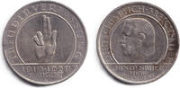 Weimarer Republik 3 Mark DEUTSCHES REICH 3 Reichsmark (Schwurhand) 1929 A (J.340) ss-vz -