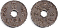 Deutsches Kaiserreich 5 Heller Deutsch Ostafrika 5 Heller 1913 A vz -
