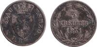 Altdeutschland 3 Kreuzer Nassau 3 Kreuzer 1831 ss+ -