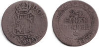Altdeutschland 1/24 Taler Sachsen 1/24 Taler (Groschen) 1763 EDC s-ss -
