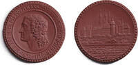 Medaillen Notgeld Token Medaille SACHSEN Porzellan J.F.Böttger Albrechtsburg vz-st -