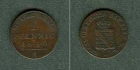 Altdeutschland 1 Pfennig Sachsen Weimar und Eisenach 1840 A ss-vz -