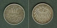 Deutsches Kaiserreich 1 Mark Deutsches Reich 1908 J (J.17) ss+ -