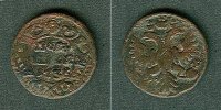 1/4 Kopeke Russland 1/4 Kopeke Poluschka 1736 s+
