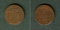 Altdeutschland 1 Pfennig Preussen 1 Pfenning 1826 A f.ss -