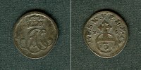 Altdeutschland 3 Pfennig Sachsen Weimar Eisenach 3 Pfennige 1757 FS ss -