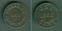 Alle Welt Token CANADA PRINCE EDWARD ISLANDS 1855 ss+ -