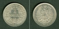 1 Mark 1881 Deutsches Kaiserreich Deutsches Reich   1881 J (J.9)  f.vz vz-