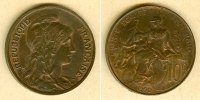 Alle Welt 10 Centimes FRANKREICH 1900 f.vz -