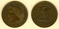 Alle Welt 5 Cent FRANKREICH 5 Centimes 1856 A ss+ -