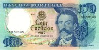 Banknoten 100 Escudos PORTUGAL 1978 #169b I -