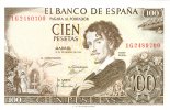 Banknoten 100 Pesetas SPANIEN 1965 #150 I -