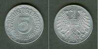 Österreich & Ungarn 5 Schillinge Österreich 5 Schilling 1952 f.st -