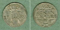 Altdeutschland 1/24 Taler Preussen 1782 A vz-st -