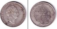 Altdeutschland 1/3 Taler Sachsen 1/3 Taler 1854 AUF DEN TOD ss-vz -