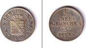 Altdeutschland 1/2 Groschen Sachsen 1/2 Neugroschen (5 Pfennige) 1856 F vz+ -