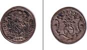 Altdeutschland 1 Pfennig Sachsen 1700 vz selten! -