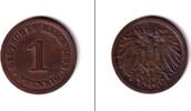 Deutsches Kaiserreich 1 Pfennig DEUTSCHES REICH 1 Pf. (J.10) 1893 E ss selten -
