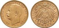 Baden 10 Mark 1910, G. Friedrich I., 1852-1907. Fast Stempelglanz/Stempelglanz