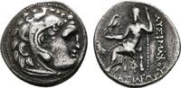 THRACIA AR-Drachme KÖNIGREICH. Lysimachos, 323-281 v. Chr.