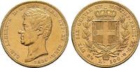 ITALIEN 100 Lire Karl Albert, 1831-1849.