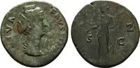 RÖMISCHE KAISERZEIT Æ-Sesterz Antoninus I. Pius, 138-161 für Diva Faustina mater. -