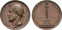 FRANKREICH Bronzemedaille (v.Montagny) Louis Philippe, 1830-1848.