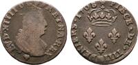 FRANKREICH Ku-4 Deniers Louis XIV, 1643-1715. -