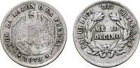 CHILE 1/2 Decimo 1879. Rdf. Vorzüglich - Stempelglanz 28,00 EUR  zzgl. 4,00 EUR Versand