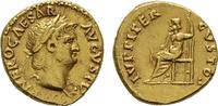 RÖMISCHE KAISERZEIT AV-Aureus Nero, 54-68.