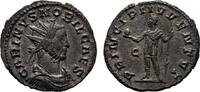 RÖMISCHE KAISERZEIT Carinus, als Caesar 282-283. Æ-Antoninian (282) 2. Emmission, 3. Officin, Lugdunum Fast voller Silbersud, Vorzüglich +