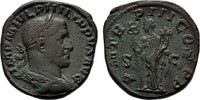 R&Ouml;MISCHE KAISERZEIT &AElig;-Sesterz 246 Rom Philippus I., 244-249. Braune Pati... 225,00 EUR  zzgl. 4,50 EUR Versand