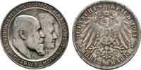 Württemberg 3 Mark Wilhelm II., 1891-1918. -