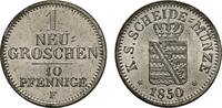 SACHSEN 1 Neugroschen (10 Pfennige) Friedrich August II., 1836-1854. -