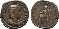 RÖMISCHE KAISERZEIT Æ-Sesterz Philippus I., 244-249 für Otacilia Severa. -