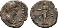 RÖMISCHE KAISERZEIT Æ-Dupondius Antoninus I. Pius, 138-161 für Diva Faustina mater. -