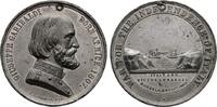 ITALIEN Zinnmedaille Victor Emanuel II., 1849-1861. -