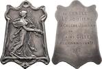 JUGENDSTIL Versilbertter Ehren - Preis, Plakette -