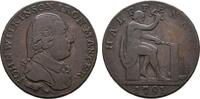 GROSSBRITANNIEN Token, Halfpenny George III, 1760-1820. -
