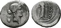 RÖMISCHE REPUBLIK AR-Denar 42 v. Chr., P. Clodius M.F.Turinus. -