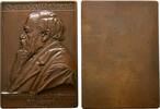 PERSONENMEDAILLEN Bronzeplakette Hans Olof Hildebrand (* 5. April 1842 in Stockholm; t 2. Februar 1913 ebenda). -