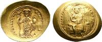 BYZANZ AV-Histamenon Constantinopel. Constantinus X., 1059-1067. Gut zentriert, komplett lesbar (ansonsten meist durch Stempelverschieb