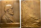 EISENBAHN Bronzeplakette (89x63) -