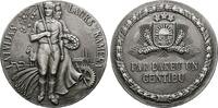 LANDWIRTSCHAFT Versilberte Bronzemedaille o.J. (v. Dzenis/Bercs) Fast Stempelglanz