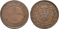 ITALIEN 5 Centesimi Karl Felix, 1821-1831.
