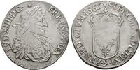 FRANKREICH Ecu au buste juvénile Louis XIV, 1643-1715. -