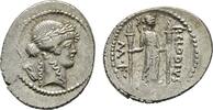 MÜNZEN DER RÖMISCHEN REPUBLIK AR-Denar, P. Clodius M.F.Turinus, 42 v. Chr.